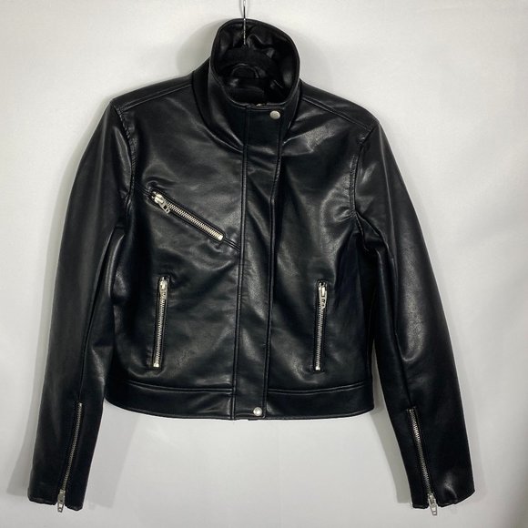 Blank NYC Jackets & Blazers - New BlankNYC Faux Leather Moto Jacket